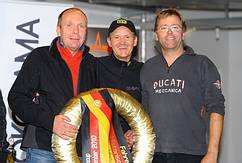 Winning team. Georg Goda, Wolfgang Kaufmann & Martin Schl�ter