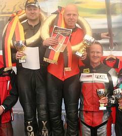 ... erneut auf dem Podium, 3. Platz beim European Superkart Race in Hockenheim ... erneut auf dem Podium, 3. Platz beim European Superkart Race in Hockenheim